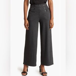 Max Studio: Sailor high waist wide leg pants